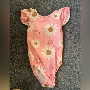 Pink Floral Kids leotard